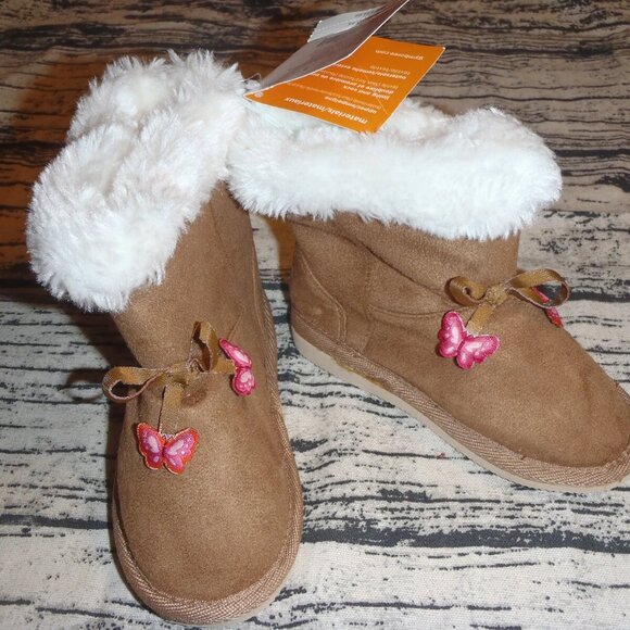 Gymboree Butterfly Girl Size 8 Girls Kids Boots NWT - Picture 1 of 2